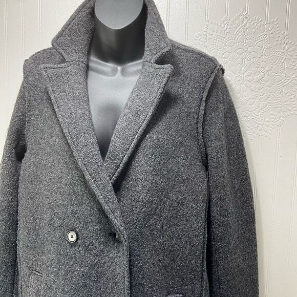 J. CREW Italian Boiled Wool Daphne Topcoat - Picture 2 of 5